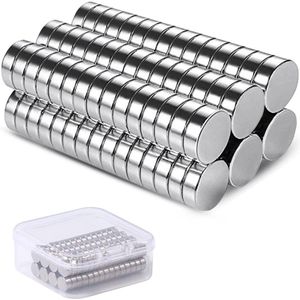 Kleine koelkastmagneten - krachtige neodymium - 60 stuks - 6 mm x 3 mm