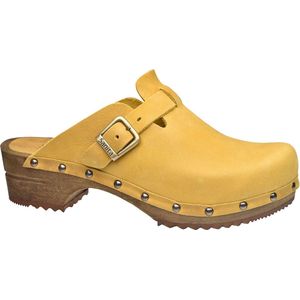 Sanita Wood-Kristel Open GEEL - Maat 39