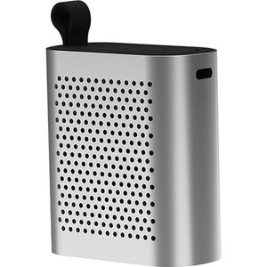 Bluetooth Speaker - Draadloos Speakers - Bluetooth 5.0 - Waterproof - Compact & Draagbaar - Metaal Design - USB Oplaadbaar - Zilver