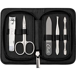 Nagelverzorgingsset 5-delig - Hoogwaardige RVS Manicure & Pedicure Set voor Thuis en Op Reis
