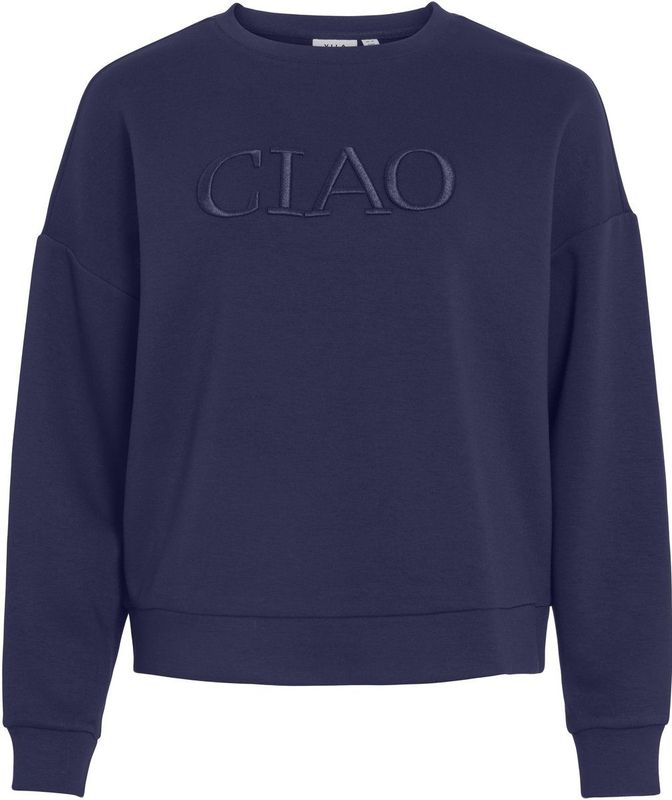 Vila Vireflect ciao emb l/s sweat top/lc