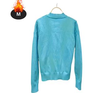 Livano Sweater Dames - Sweaters - Hoodie - Warme Trui - Vest - Lichtblauw - M