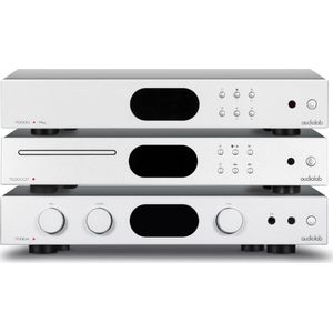 Audiolab 7000A met 7000CDT en 7000N Play Hifi Stereo Set – Versterker Audio – CD-speler – Netwerkspeler – met DAC & Phono – 2x 100W – Voor CD, TV (HDMI ARC) & Streaming – Zilver