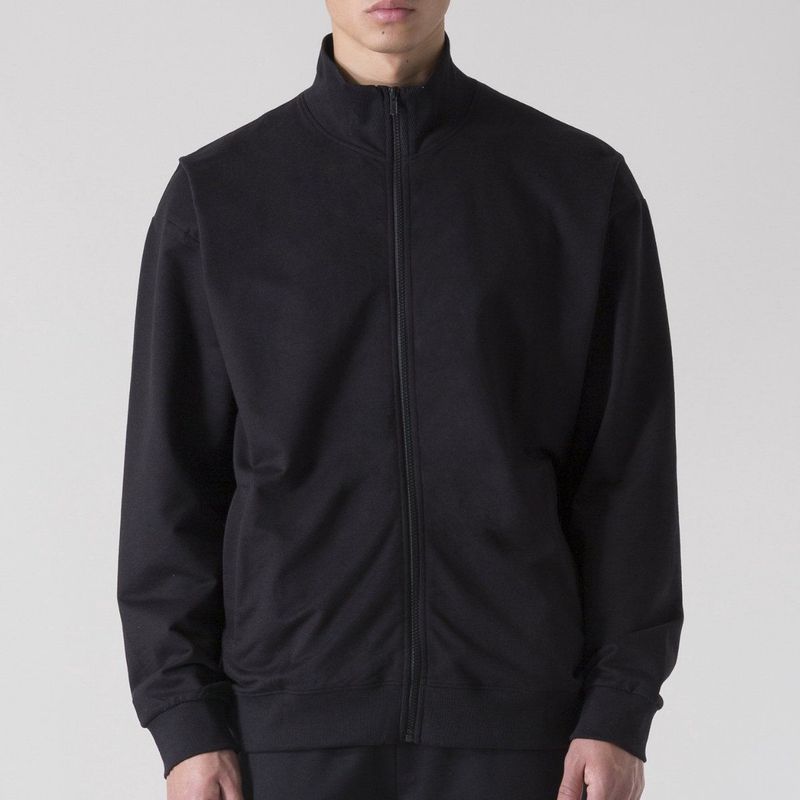 Everlast Zipped Sweater Back Square Logo Zwart