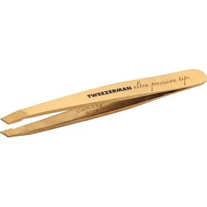 Tweezerman - Mini Slant Tweezer - Goud - Ultra Precision