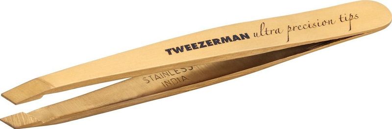 Tweezerman - Mini Slant Tweezer - Goud - Ultra Precision