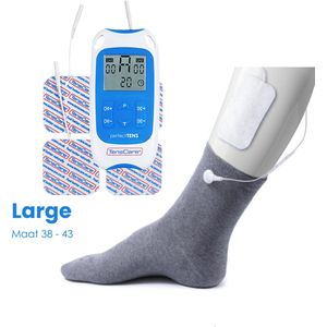 TensCare iSock Large - TENS/EMS Sokken - Voor Voet- & Enkelpijn - Wasbaar & Herbruikbaar