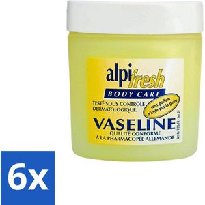 6 x Alpi-Fresh - Handcrème Vaseline - Bescherming & Hydratatie - 250 ml - Handcreme - Vaseline - Bescherming - Hydratatie - Droge Huid