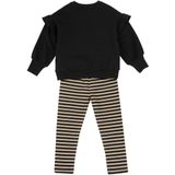 Chicco - Set - Beige - Sweatstof - 2-delig - Lange Mouw