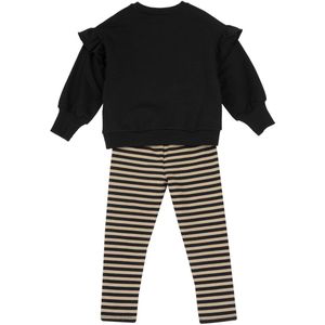 Chicco - Set - Beige - Sweatstof - 2-delig - Lange Mouw