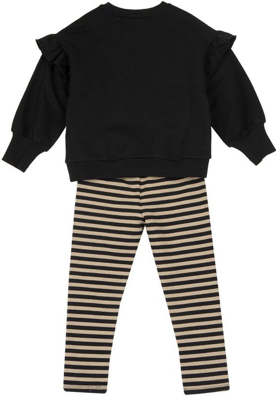 Chicco - Set - Beige - Sweatstof - 2-delig - Lange Mouw