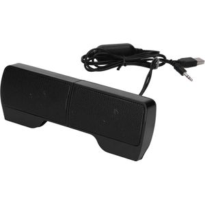 USB-aangedreven Laptopluidsprekers met Schermclip - HiFi Stereo Soundbar - USB-computerluidsprekers voor Monitor Notebook Tablets TV - Content in toevoegen .