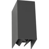 Channel - LED Up & Down Wandlamp - Antraciet - 2x 3 Watt - 600 Lumen - IP54