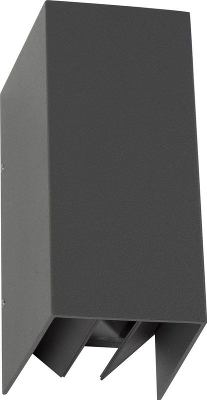 Channel - LED Up & Down Wandlamp - Antraciet - 2x 3 Watt - 600 Lumen - IP54