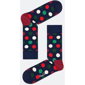 Happy Socks - Big Dot - Sokken - Blauw/Rood/Groen - Unisex - 1 paar