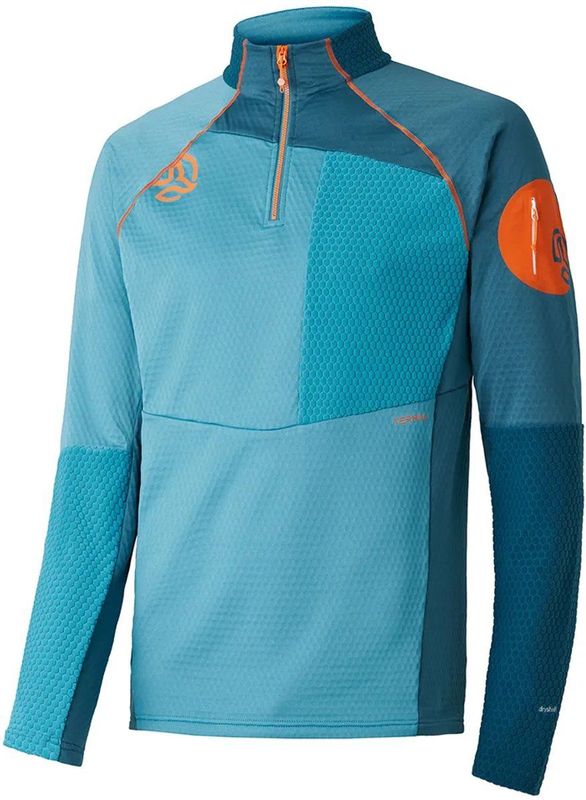 Ternua Ragger Sweatshirt Met Halve Rits Blauw S Man
