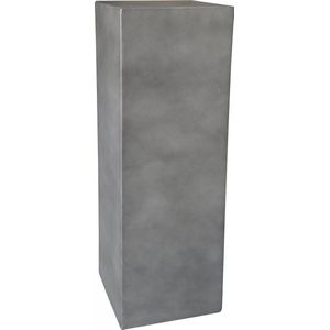 Plantenbak sokkel, antraciet- antiekkleur, 65 cm hoog, 22 cm in het vierkant. Een schitterende zuil.