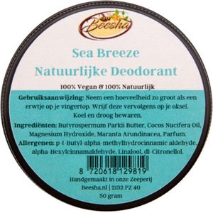 Beesha Natuurlijke Deodorant Sea Breeze