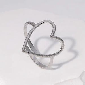 Lucardi - Dames Ring Love month stone hart - Ring - Cadeau - Echt Zilver -