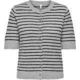 ONLY - ONLCHESTER LIFE SS STRIPE CARDI CC KNT - Meisjes - Cardigans
