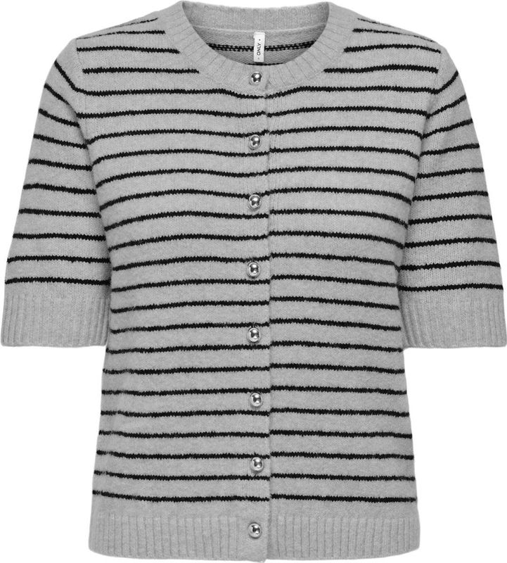 ONLY - ONLCHESTER LIFE SS STRIPE CARDI CC KNT - Meisjes - Cardigans