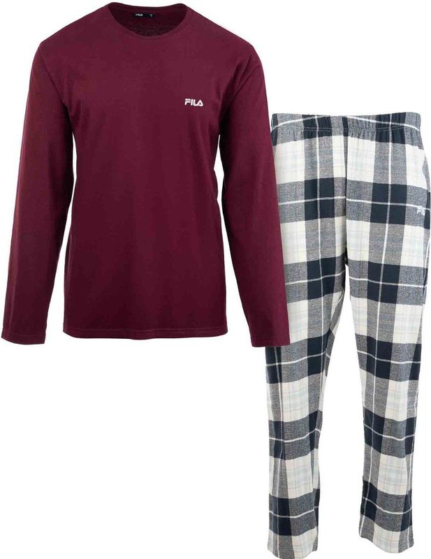Herenpyjama fila men burgundy xxl