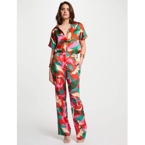 Printed Straight Trousers 251-Prou Multicolor