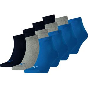 SOKKEN 12 paar Puma unisex kwartsokken, sneakers maat. 35 - 49 voor dames- en herensokken
