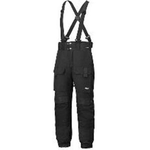 Snickers XTR Arctic Winter werkbroek - 3689-0404 - zwart/zwart - maat S