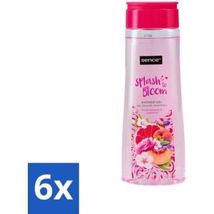 6 x Sence - Floral Moments & Grapefruit - Douchegel - Fris & Fruitig - 300 ml - Douchegel - Fruitige Geur - Bloemige Geur - Grapefruit - Sence