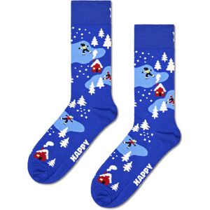 Happy Socks - Winter Nacht Sok - Blauw - 42-46