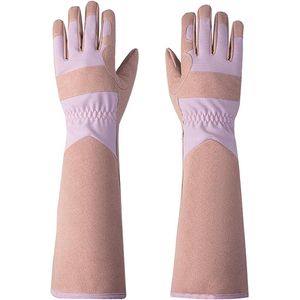 Lange tuinhandschoenen voor dames/heren- handschoenen tegen doornen voor het snoeien van rozen/bramen
