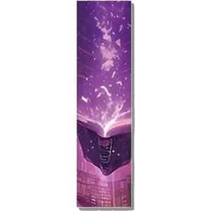 Fantasy Boekenlegger – Magisch Design – Enkelzijdig – 15x4 cm – Stevig Karton – Boekenaccessoire