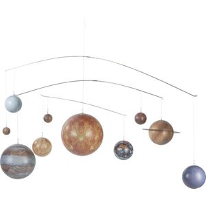 Authentic Models - Solar System GL061 - zonnestelsel - zonnestelselmobiel - kinderkamer decoratie - planetarium zonnestelsel - 10 Delig
