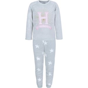 Warme, mintgroene pyjama, broek met sterren, Hogwarts Harry Potter-sweatshirt