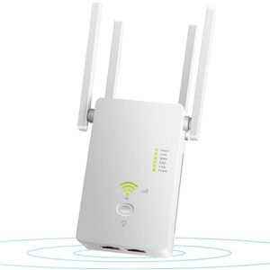 DD Wifi Versterker Stopcontact - Repeater - 1200 Mbps - Wit
