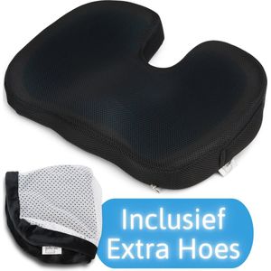 Lifetec Premium - Stuitkussen Cool - Ergonomisch Zitkussen - Orthopedisch Wigkussen