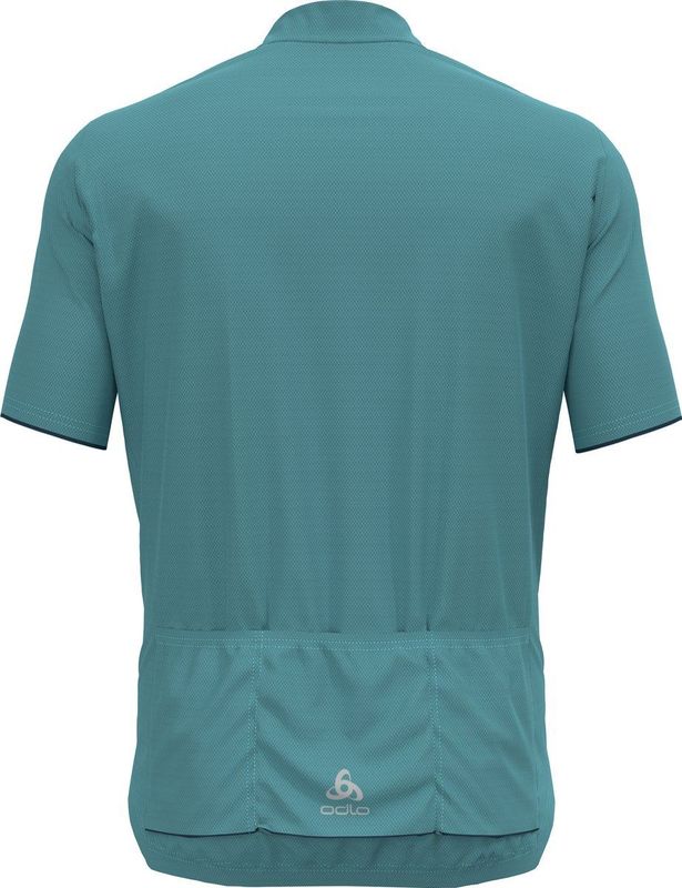 Odlo Heren T-shirt S/U Collar S/S 1/2 Zip Essential Fietsshirt