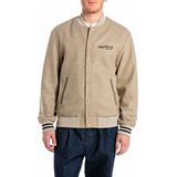 REPLAY - Tussenjas - Sand/Zwart - College Jacket