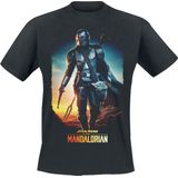 Star Wars - The Mandalorian - T-shirt - Zwart