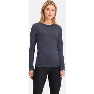 NOMAD® Tech Thermal Longsleeve Dames | Donkergrijs | XXL | Baselayer Vrouwen | Merinowol en polyester mix | Thermoregulatie en vochttransport | Anti-geur Thermoshirt