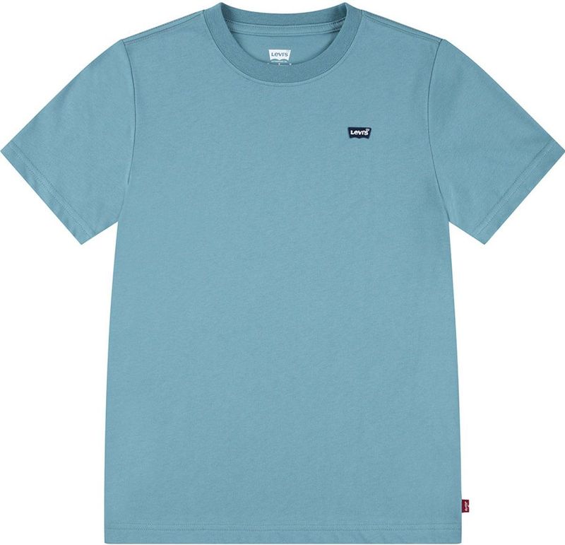 Levi's - KT-Knit Logo Top - T-shirt - Blauw - 6 Jaar