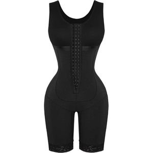 Calombian Faja - XXL - corrigerende body - shapewear dames - tummy control - Milaya pantera - Blackberry