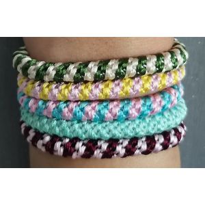 Imperial Quality-Haarelastieken-Haar accessoires-Dames-Meisjes-Vrouw-Duurzaam-Sterk-Allergievriendelijk-Armbanden-Imperial Quality-Stijlvol-Gevlochten haarelastiek