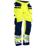 Jobman - 2222 Hi-Vis Trousers - Geel/Navy - Werkbroek - STAR Kwaliteit