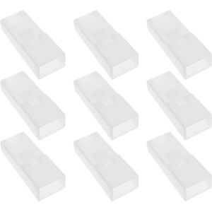 Kabelschoenen Behuizing 6.3mm - Set van 50 stuks - Isolerende Cover voor Kabelschoenen - Wit