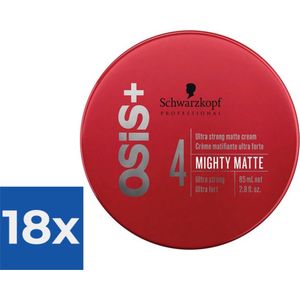 Firm Hold Wax Schwarzkopf Osis+ 4 Mighty Matte (85 ml) - Voordeelverpakking 18 stuks