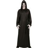 Widmann - Beul & Magere Hein Kostuum - Grim Reaper - Man - Zwart - Medium - Halloween - Verkleedkleding