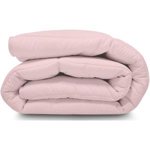 All in One Wasbaar Dekbed - Chalk Pink - Dekbed zonder Overtrek - Hoesloos Dekbed - Eazy Dekbed - Tweepersoons Dekbed