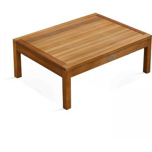 Oviala - Lage houten tuin tafel 80 x 60 x 30 cm Maupiti